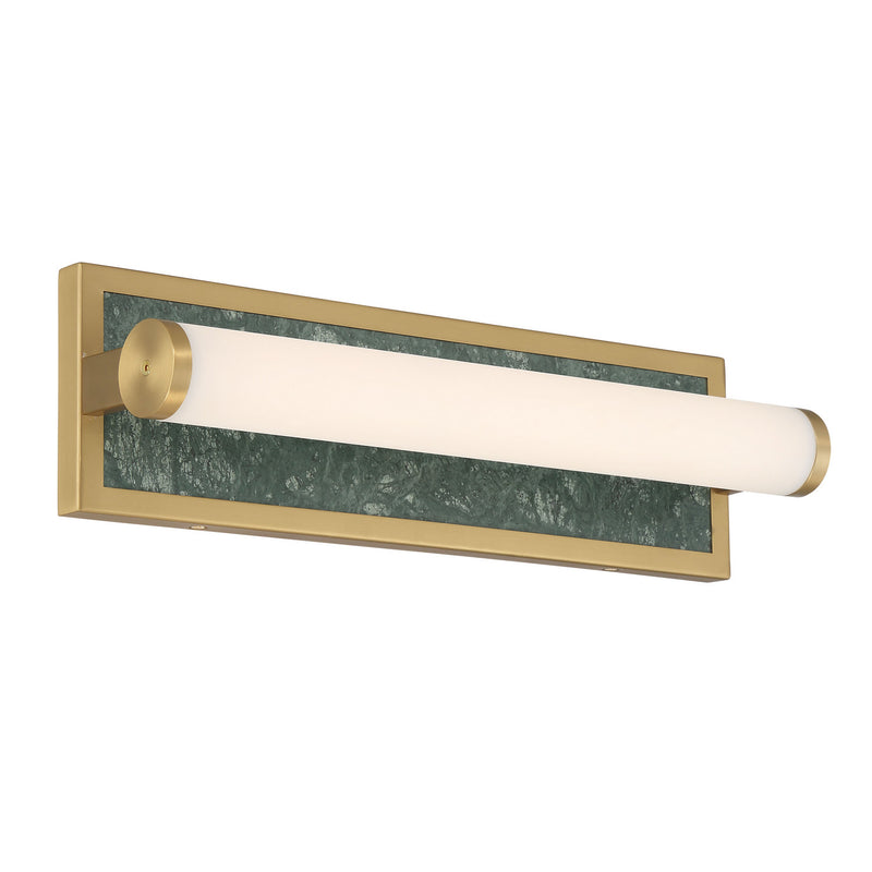 Golden 1672-BA18 BCB-PRG LED Vanity, Brushed Champagne Brass