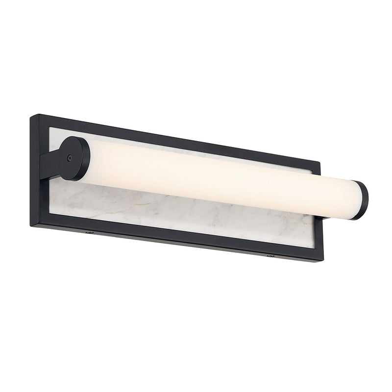 Golden 1672-BA18 BLK-JW LED Vanity, Matte Black
