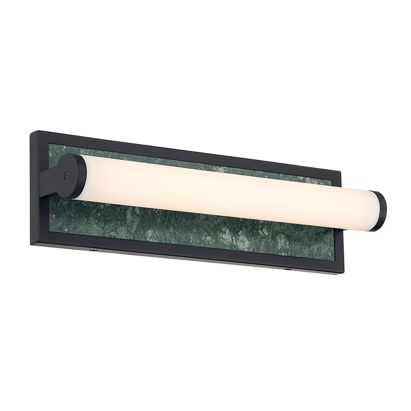 Golden 1672-BA18 BLK-PRG LED Vanity, Matte Black