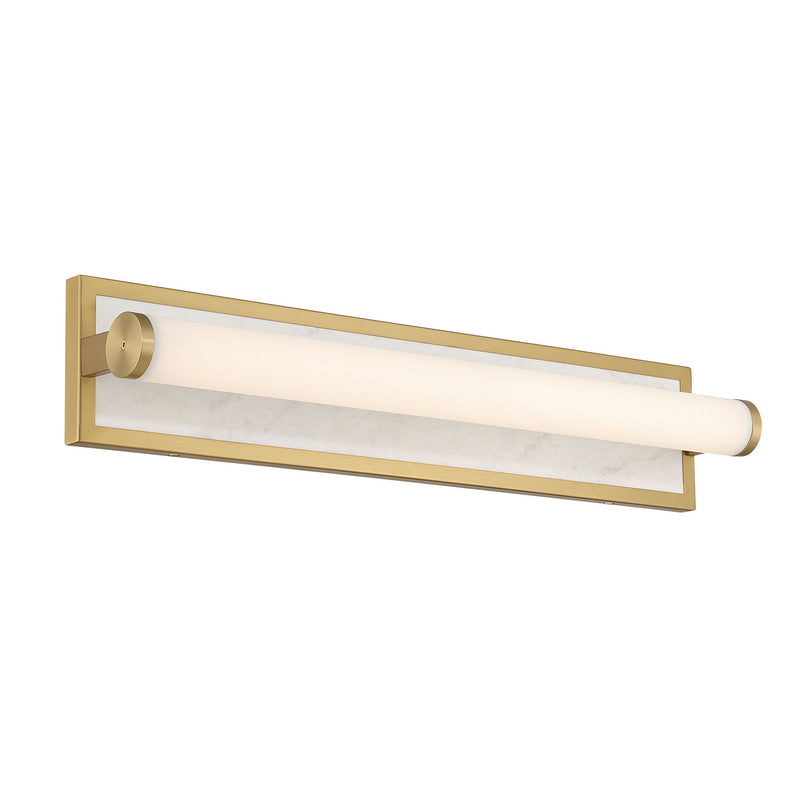 Golden 1672-BA24 BCB-JW LED Vanity, Brushed Champagne Brass