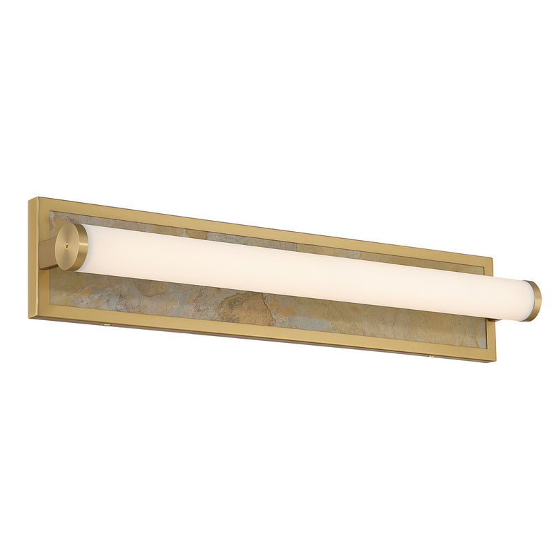Golden 1672-BA24 BCB-MR LED Vanity, Brushed Champagne Brass