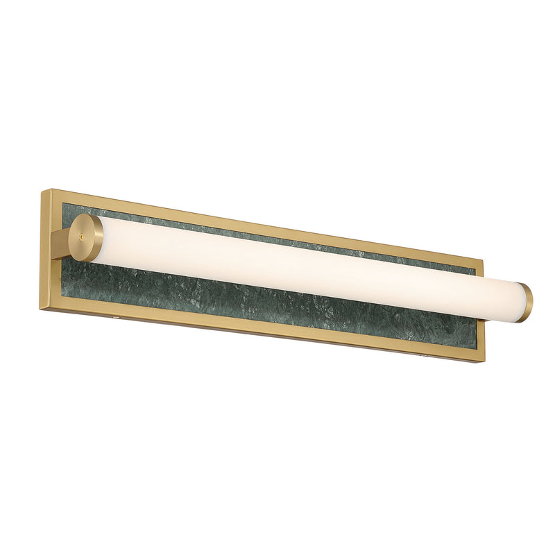 Golden 1672-BA24 BCB-PRG LED Vanity, Brushed Champagne Brass