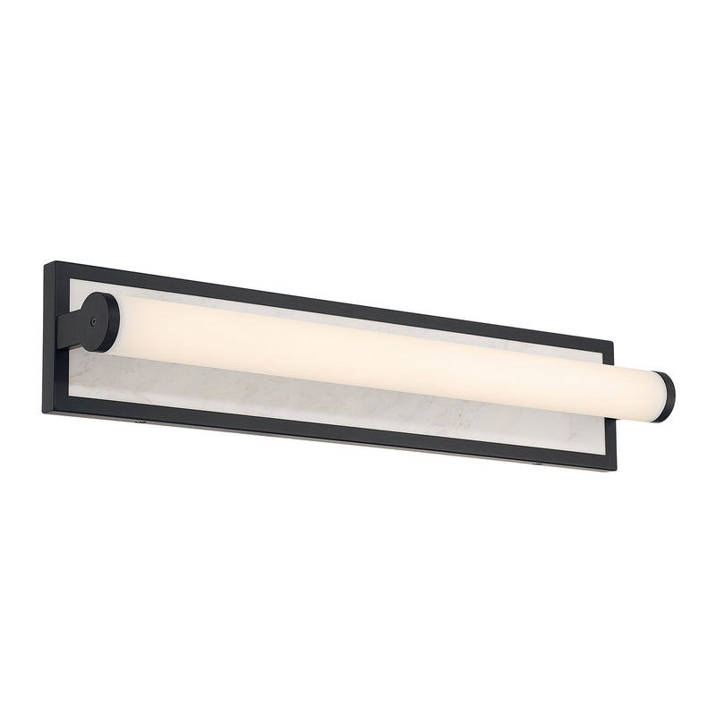 Golden 1672-BA24 BLK-JW LED Vanity, Matte Black