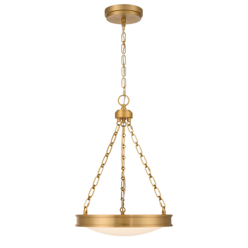Golden 1700-17 BCB-EG LED Pendant, Brushed Champagne Brass