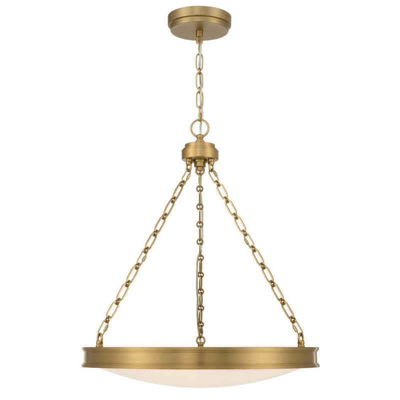 Golden 1700-24 BCB-EG LED Pendant, Brushed Champagne Brass