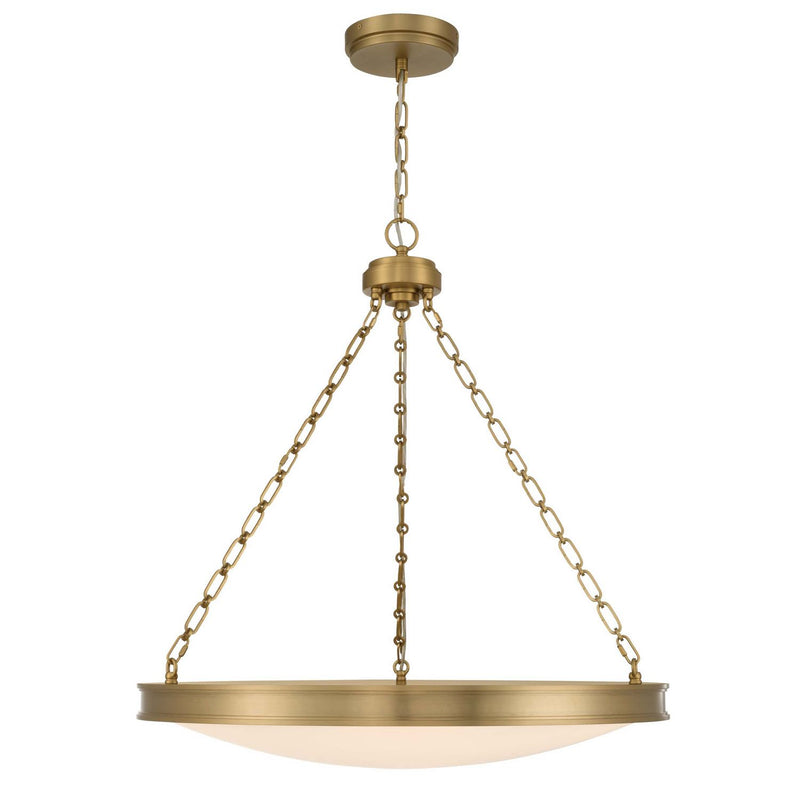 Golden 1700-30 BCB-EG LED Pendant, Brushed Champagne Brass