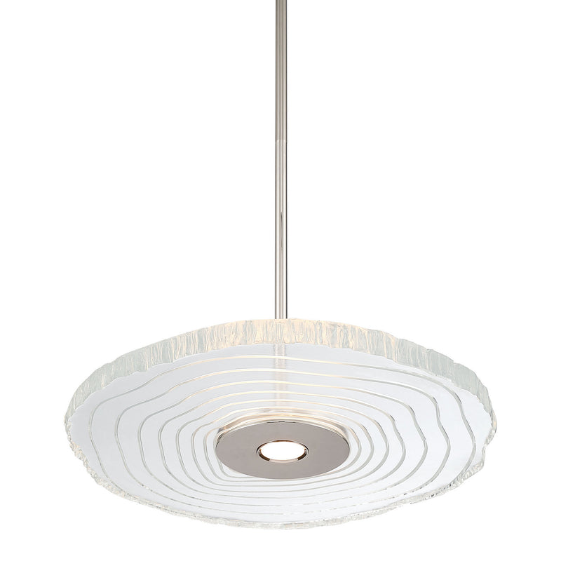 Golden 1921-16 PN-RE LED Pendant, Polished Nickel