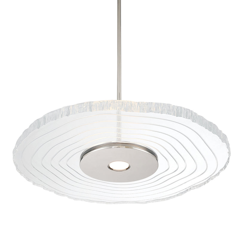 Golden 1921-24 PN-RE LED Pendant, Polished Nickel