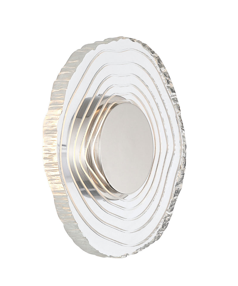 Golden 1921-WSC12 PN-RE LED Wall Sconce, Polished Nickel