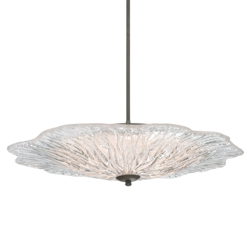 Golden 5865-L BT-CLR LED Pendant, Black Slate