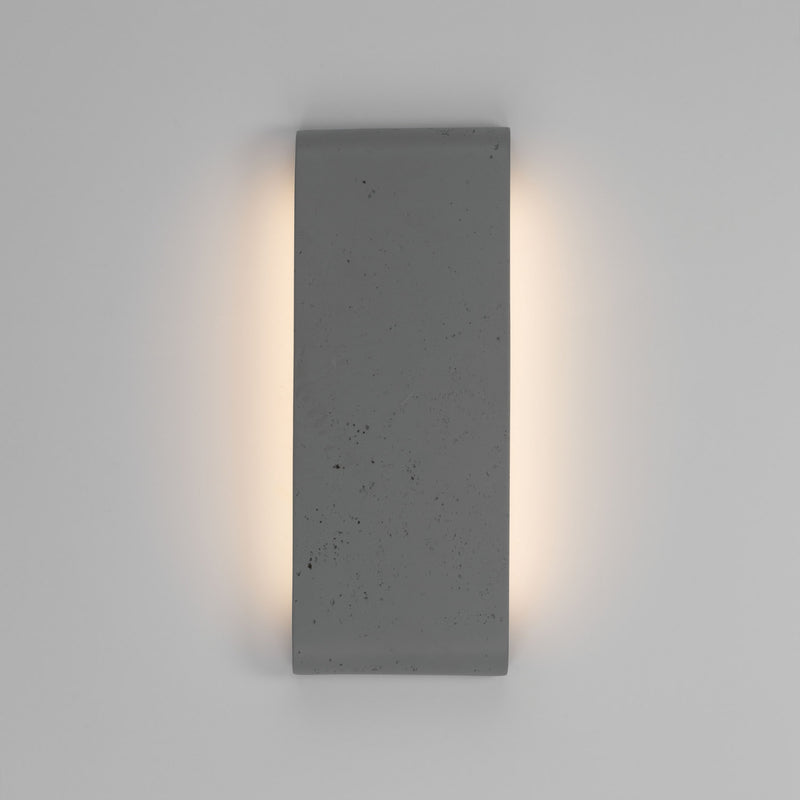 Golden 7280-OWL16 GT LED Outdoor Wall Mount, Gray Travertine