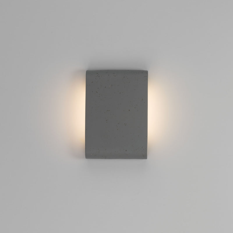 Golden 7280-OWL9 GT LED Outdoor Wall Mount, Gray Travertine