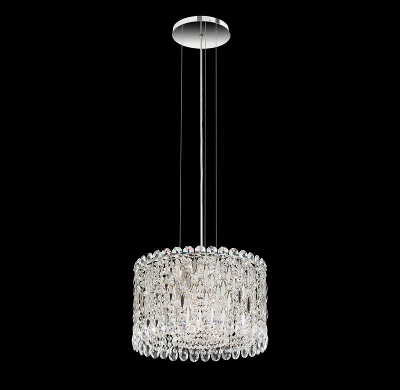 Schonbek RS8345N-22S Eight Light Mini Pendant, Heirloom Gold