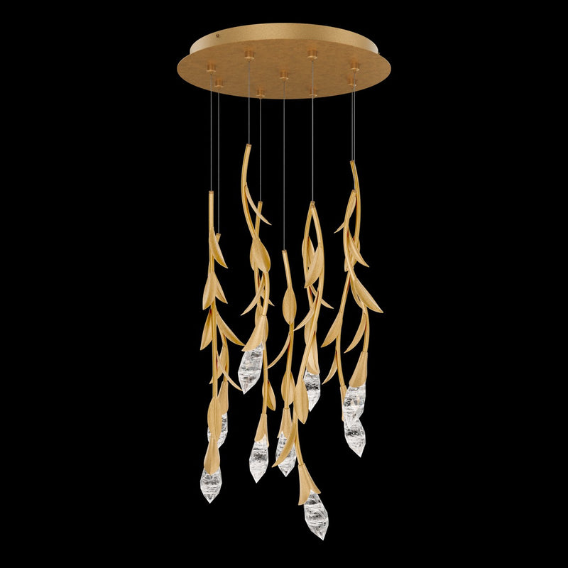 Schonbek S2409-47OH LED Pendant, Antique Pewter