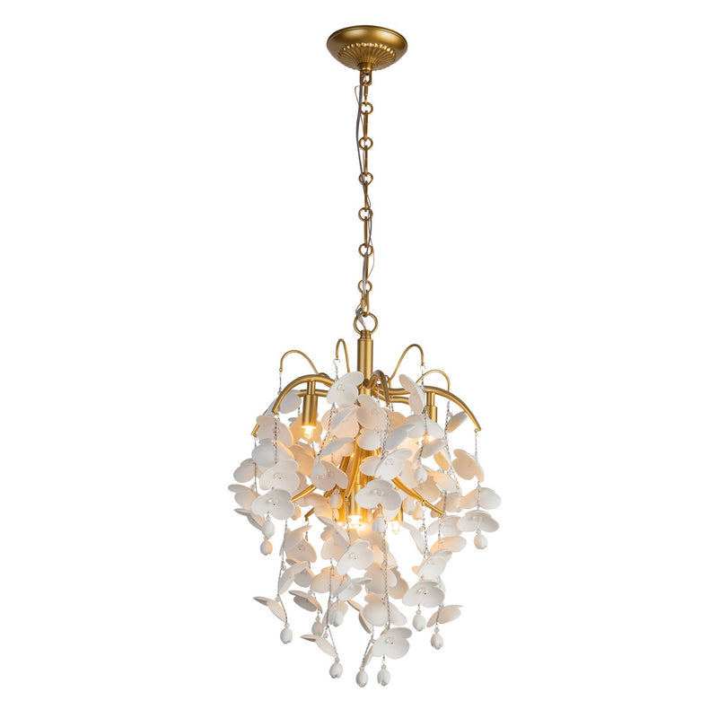 Terracotta Designs H26120R-16 Six Light Chandelier, Siena Gold