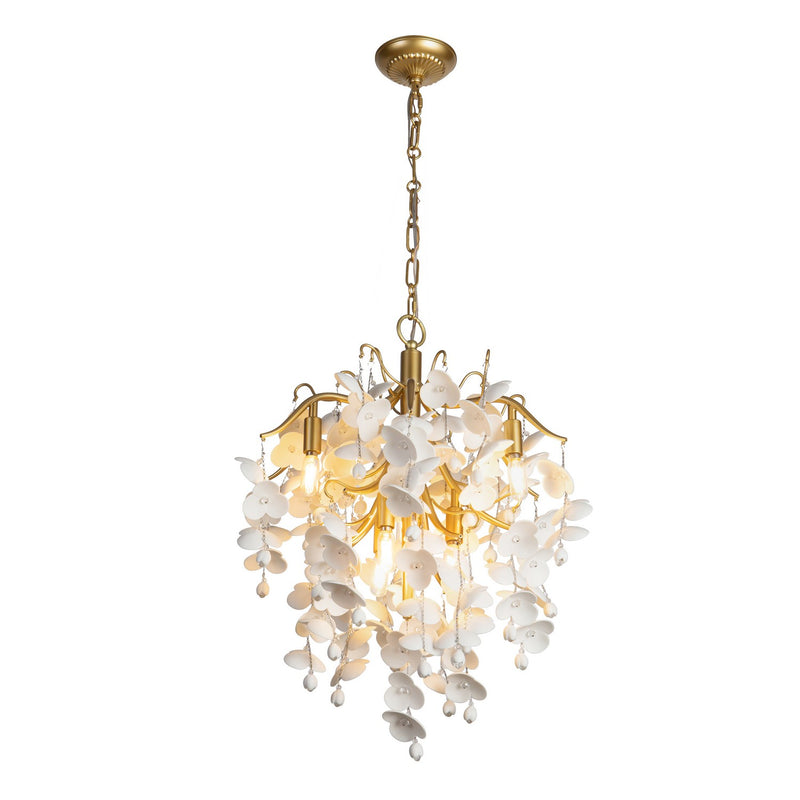 Terracotta Designs H26120R-22 Six Light Chandelier, Siena Gold
