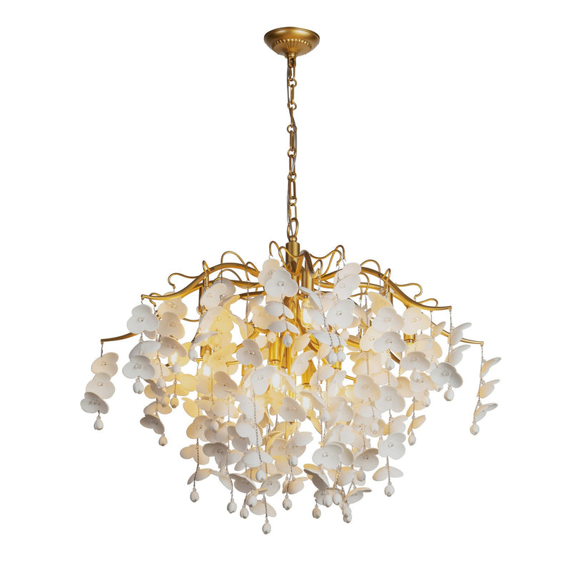 Terracotta Designs H26120R-34 12 Light Chandelier, Siena Gold