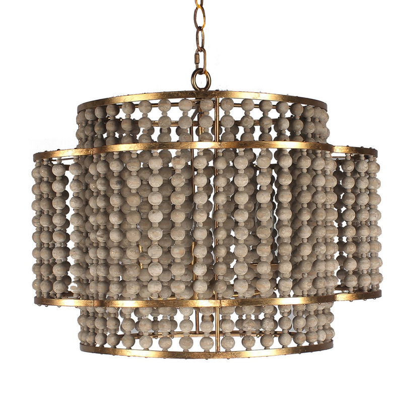 Terracotta Designs H7215-4G Four Light Chandelier, Antique Gold