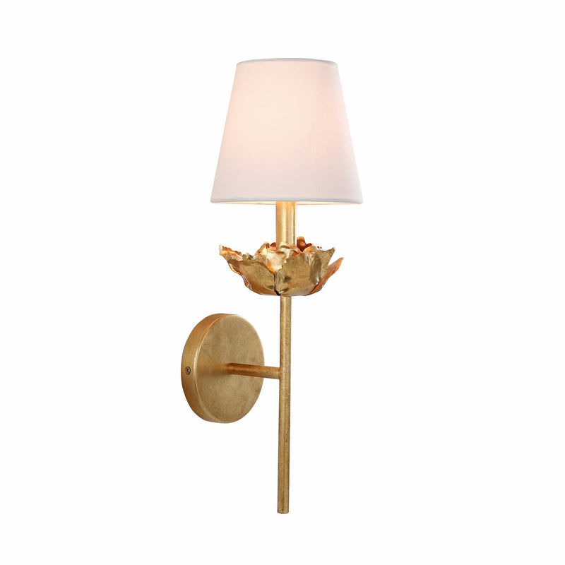 Terracotta Designs W23107-1G One Light Wall Sconce, Rubbed Brass