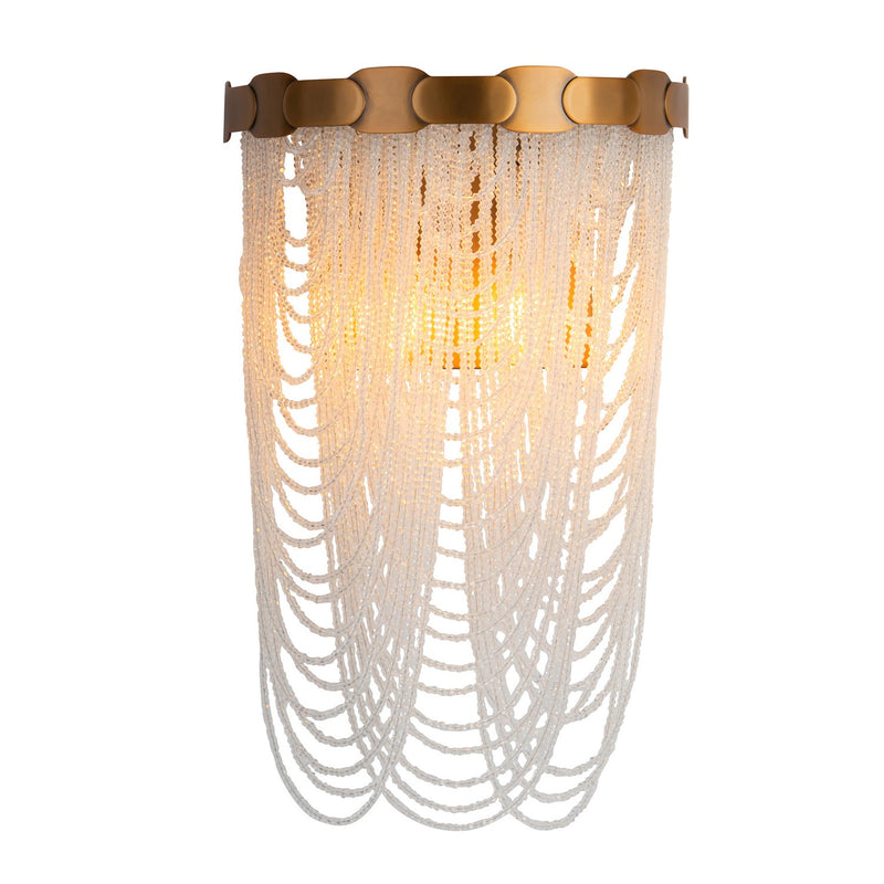 Terracotta Designs W26110-2 Two Light Wall Sconce, Brushed Siena Gold