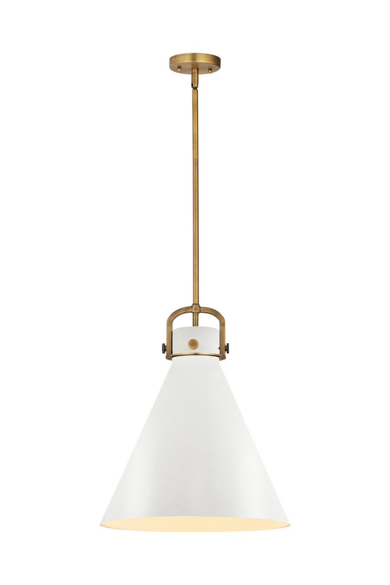 Innovations 410-1SL-BB-M411-18W One Light Pendant, Brushed Brass