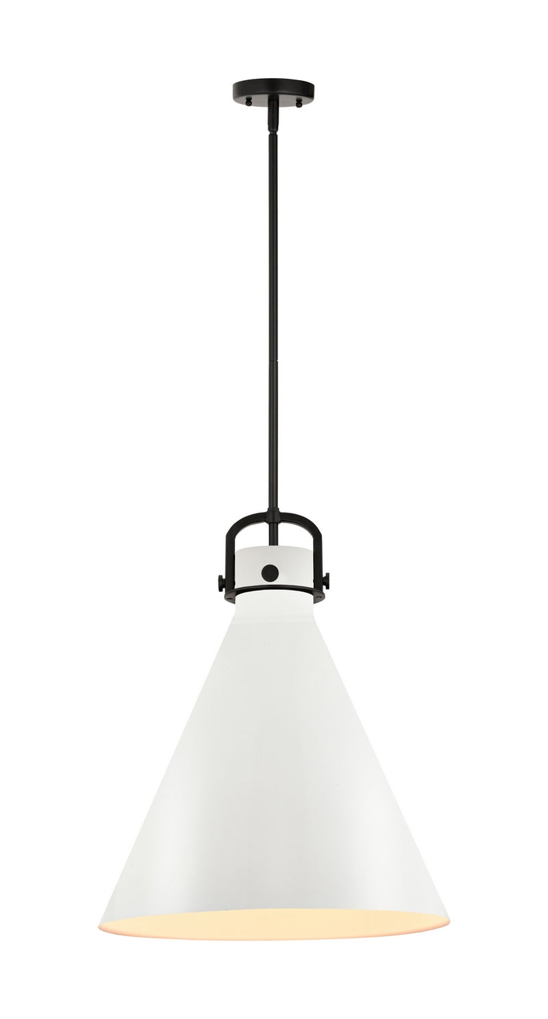 Innovations 410-1SL-BK-M411-18W One Light Pendant, Matte Black