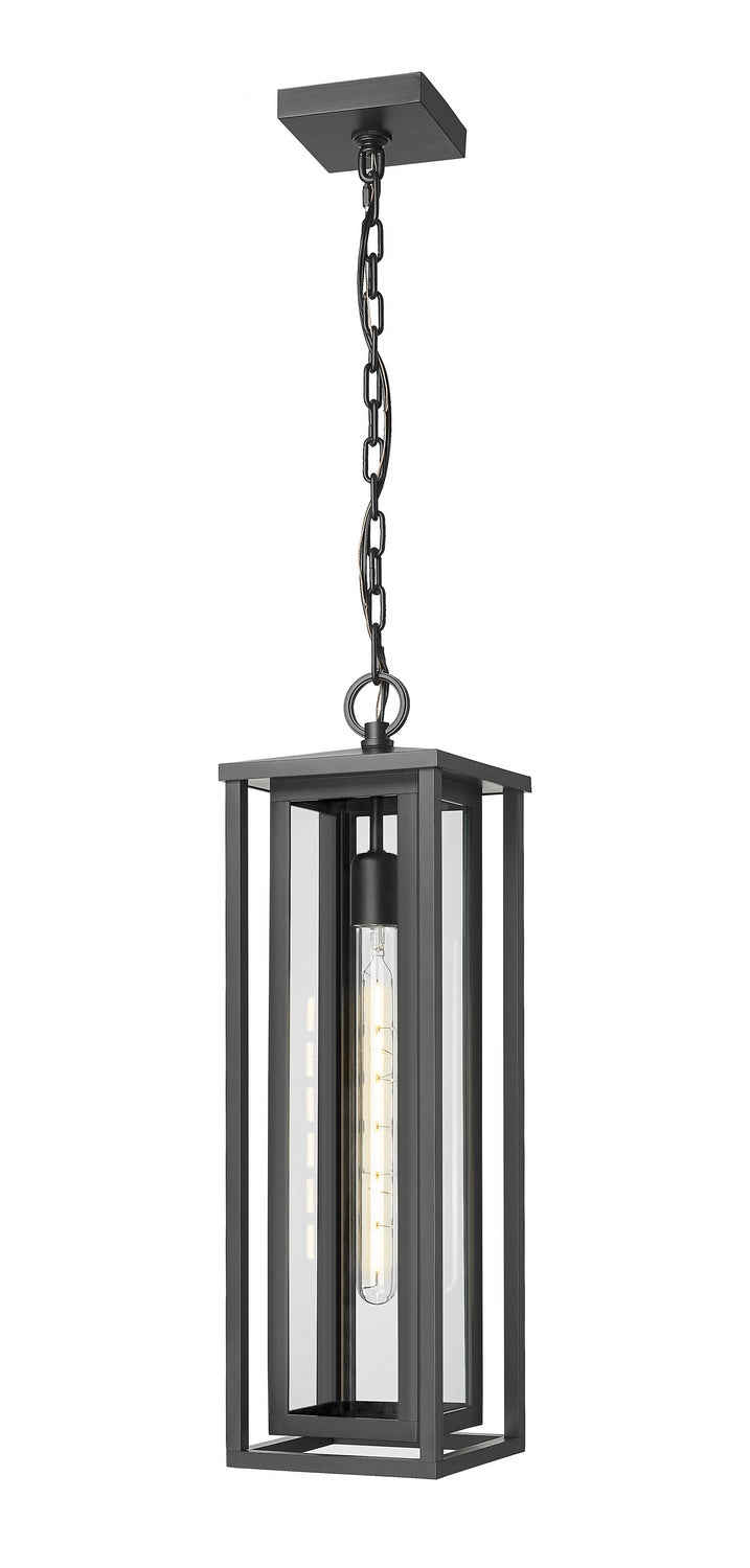 Innovations 9950-1H-BK-23-CL One Light Pendant, Matte Black