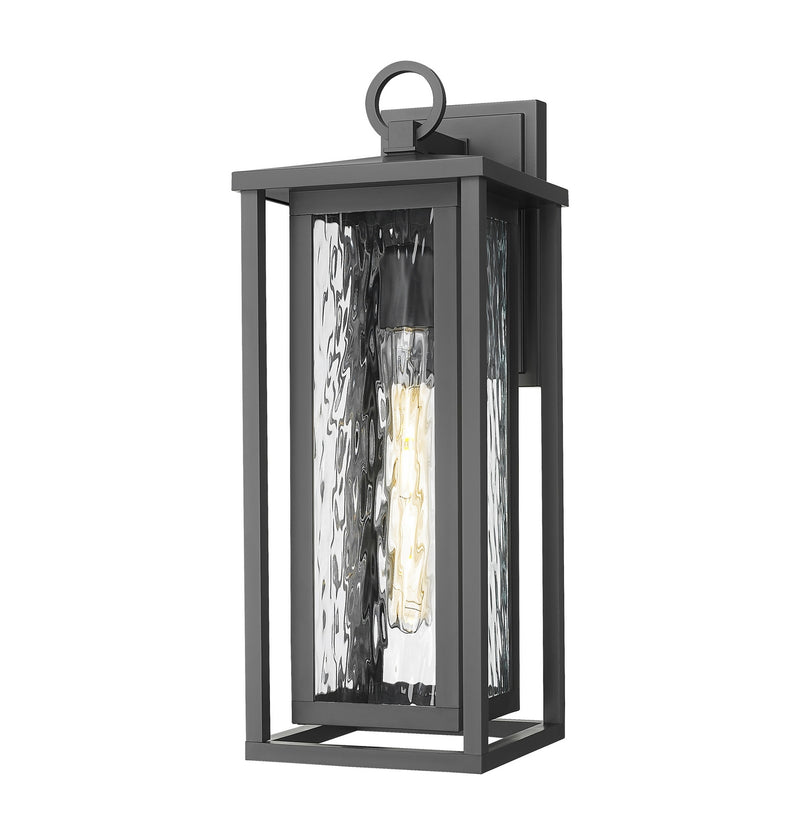 Innovations 9950-1W-BK-18-WG One Light Wall Sconce, Matte Black