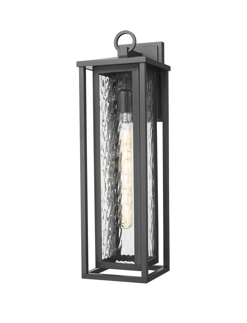 Innovations 9950-1W-BK-23-WG One Light Wall Sconce, Matte Black