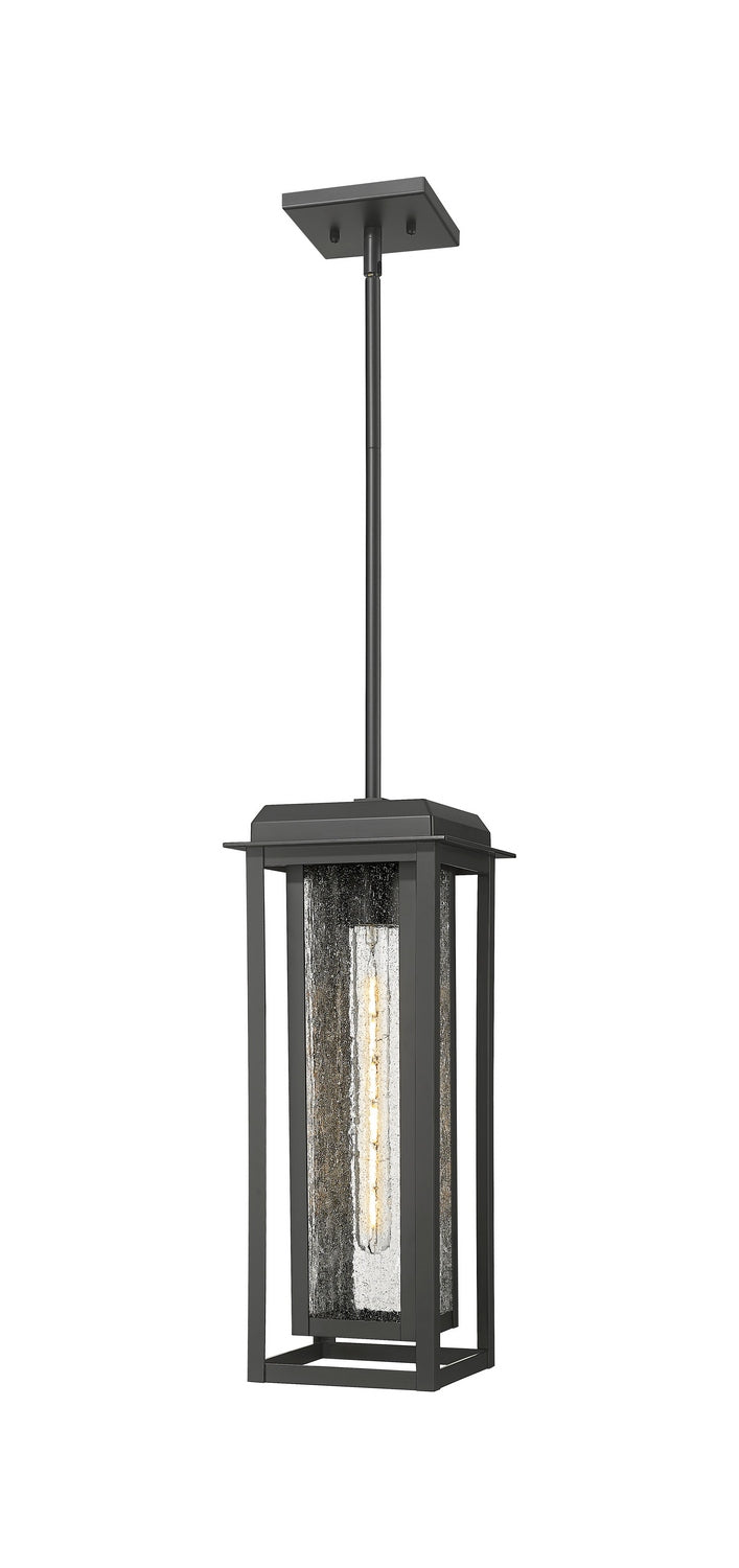 Innovations 9951-1H-BK-19-CG-BK-SDY One Light Pendant, Matte Black