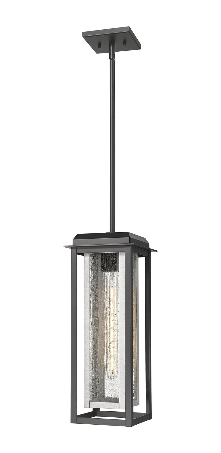Innovations 9951-1H-BK-19-CG-SV-SDY One Light Pendant, Matte Black