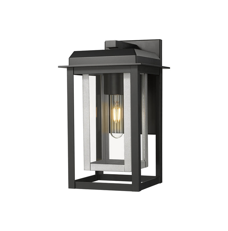 Innovations 9951-1W-BK-13-CG-SV-CL One Light Wall Sconce, Matte Black