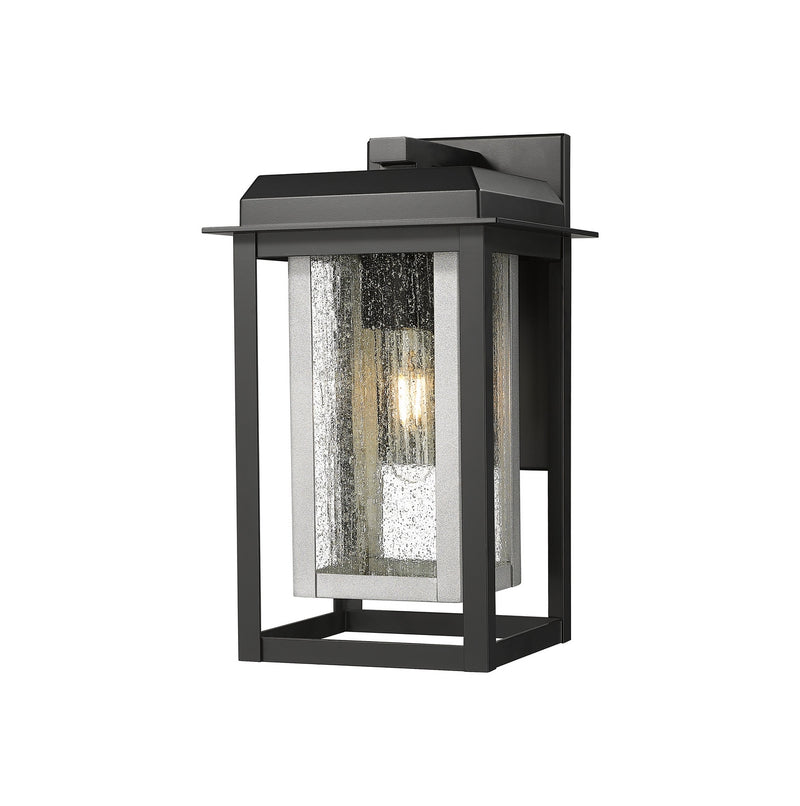 Innovations 9951-1W-BK-13-CG-SV-SDY One Light Wall Sconce, Matte Black
