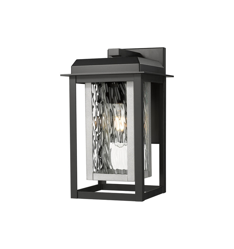 Innovations 9951-1W-BK-13-CG-SV-WG One Light Wall Sconce, Matte Black