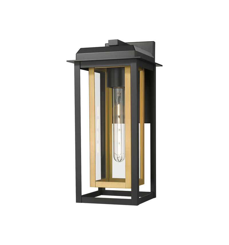 Innovations 9951-1W-BK-16-CG-BR-CL One Light Wall Sconce, Matte Black