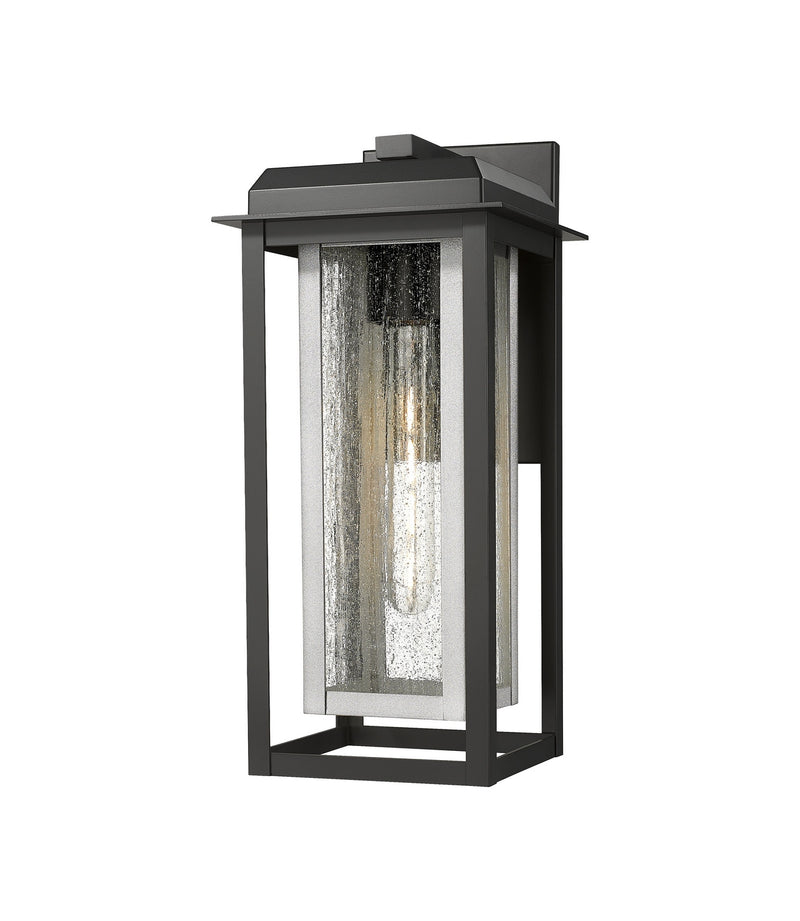 Innovations 9951-1W-BK-16-CG-SV-SDY One Light Wall Sconce, Matte Black