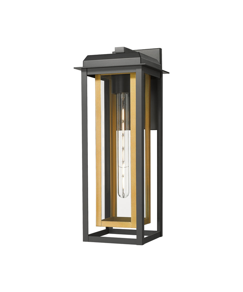 Innovations 9951-1W-BK-20-CG-BR-CL One Light Wall Sconce, Matte Black
