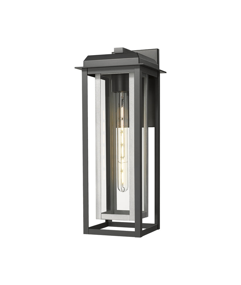 Innovations 9951-1W-BK-20-CG-SV-CL One Light Wall Sconce, Matte Black