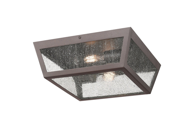 Innovations 9952-1F-BZ-12-SDY Two Light Flush Mount, Bronze