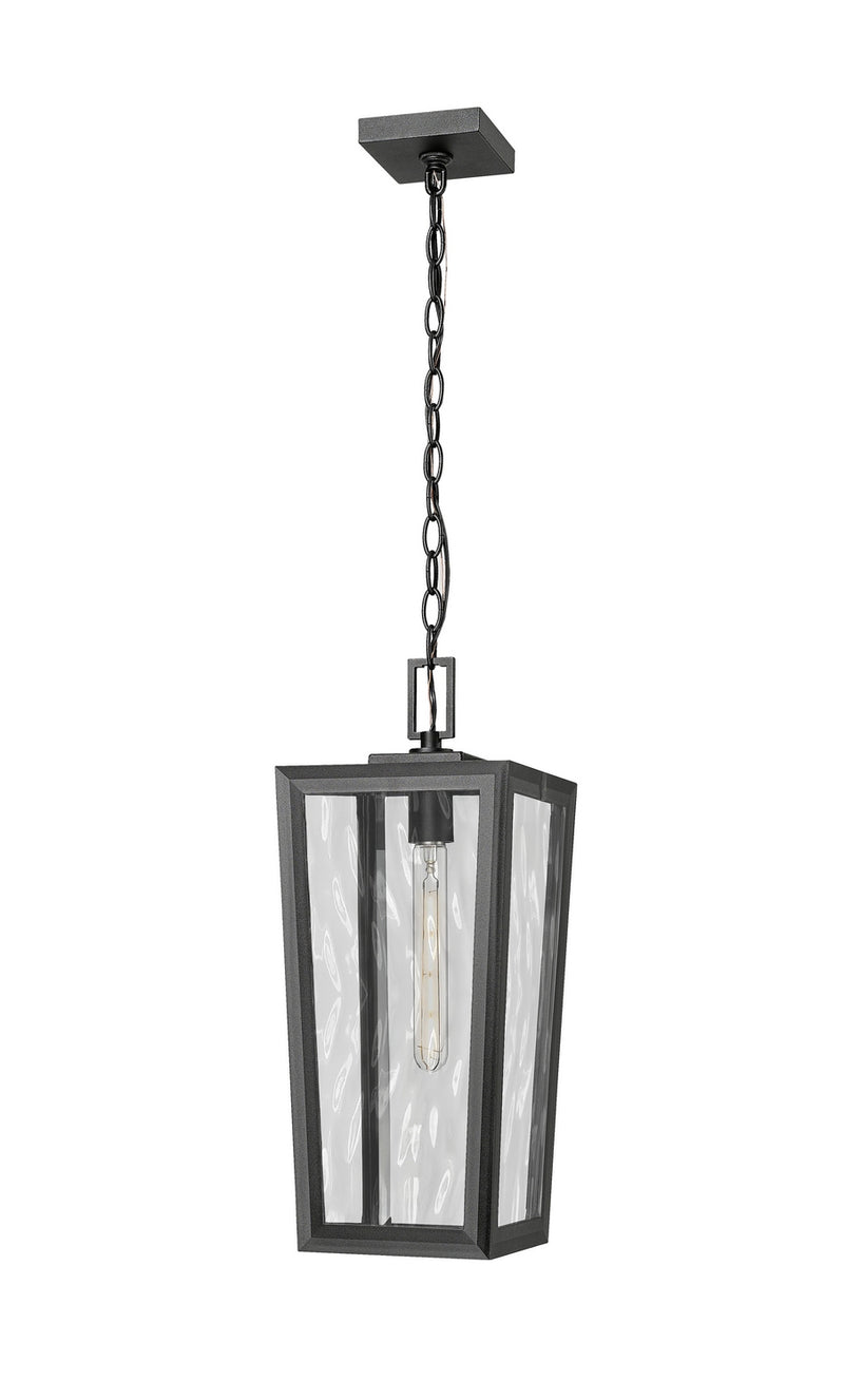 Innovations 9952-1H-BK-20-WG One Light Pendant, Matte Black
