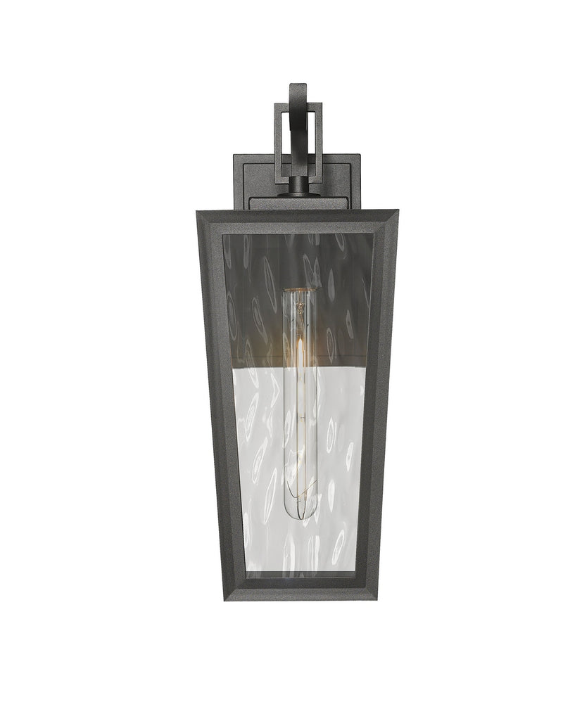 Innovations 9952-1W-BK-17-WG One Light Wall Sconce, Matte Black