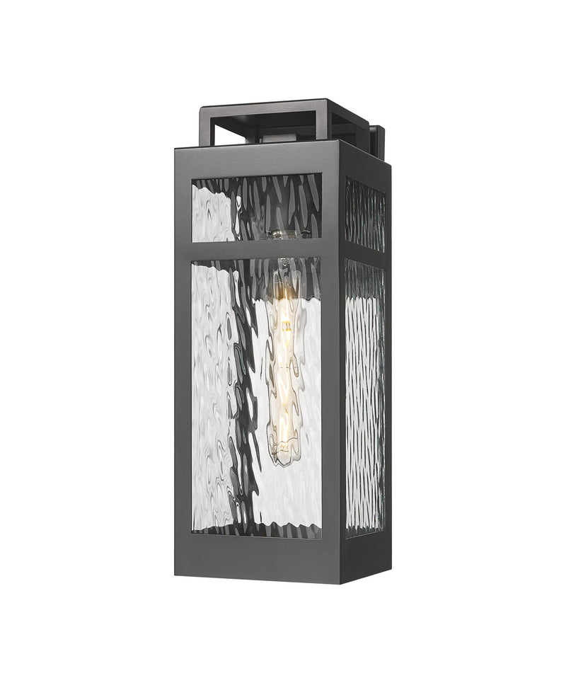 Innovations 9953-1W-BK-15-WG One Light Wall Sconce, Matte Black