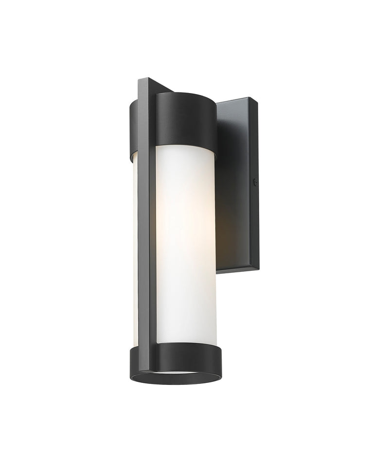 Innovations 9954-1W-BK-10-WH One Light Wall Sconce, Matte Black