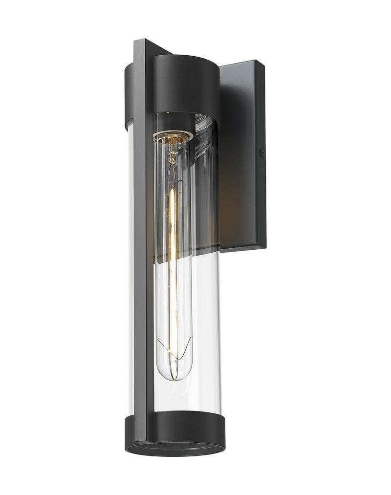 Innovations 9954-1W-BK-13-CL One Light Wall Sconce, Matte Black