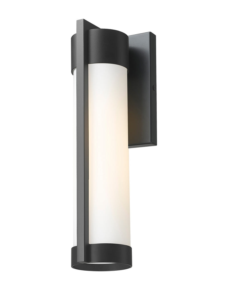 Innovations 9954-1W-BK-13-WH One Light Wall Sconce, Matte Black