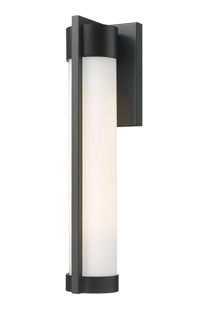 Innovations 9954-1W-BK-16-WH One Light Wall Sconce, Matte Black