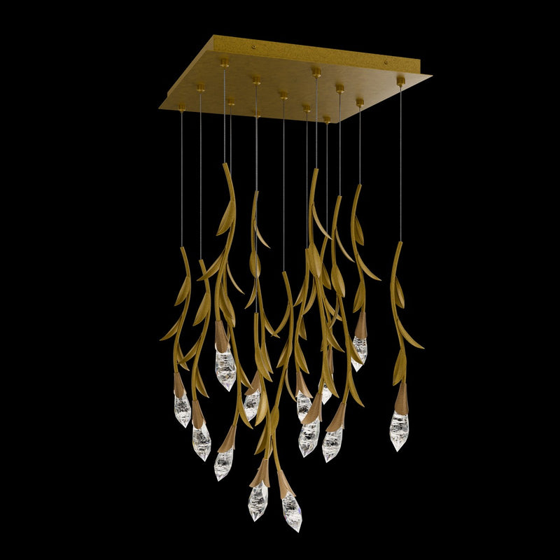 Schonbek S2413S-48OH LED Pendant, Antique Silver