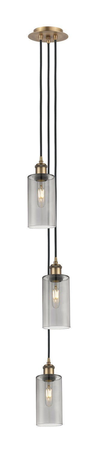 Innovations 103B-3P-BB-G434-7SM Three Light Pendant, Brushed Brass