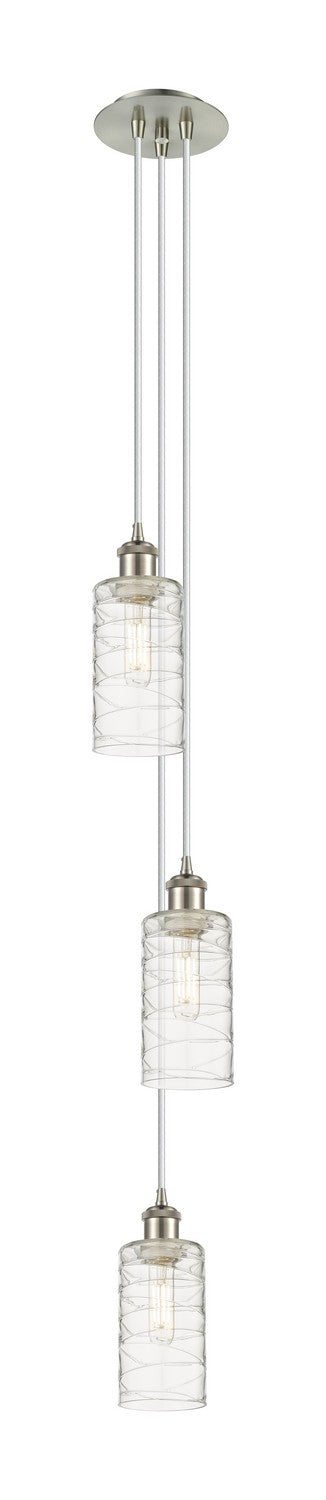 Innovations 103B-3P-SN-G434-7DE Three Light Pendant, Brushed Satin Nickel