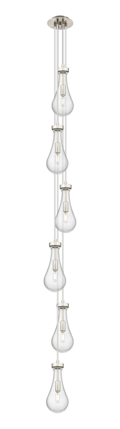 Innovations 106-451-1P-SN-G451-5SDY Six Light Pendant, Brushed Satin Nickel